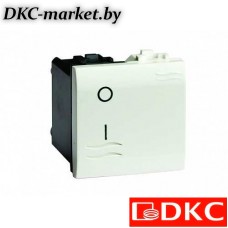 75132S Двухполюсный выключатель, слоновая кость, 2мод.