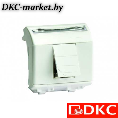 76202B USB 2.0 со шторкой, Brava, белая, 2мод