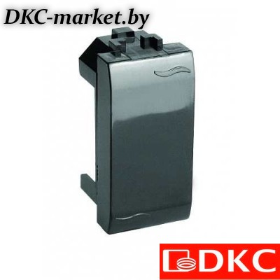 77616N Заглушка, черная, 1мод.