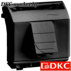 77669N Ком.роз. RJ45 кат.6 экран., 8P8C, Brava, черн., 2мод