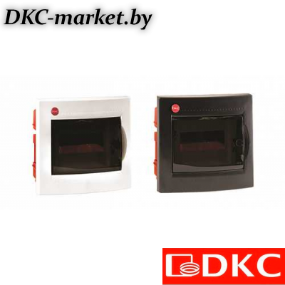 81908 Щиток встраив.с двер.8мод.,IP41,бел., с клем.блок.1х87508 и замком