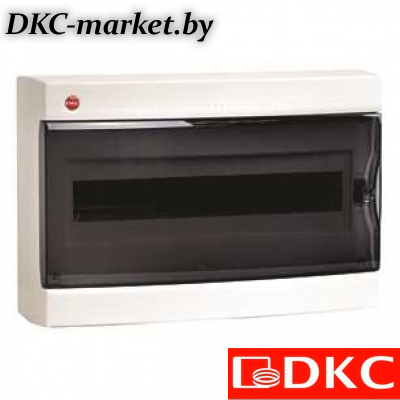 84718 Щиток настен.с дверц.18мод..IP41,бел.,с усил. клем.блок.1х87318