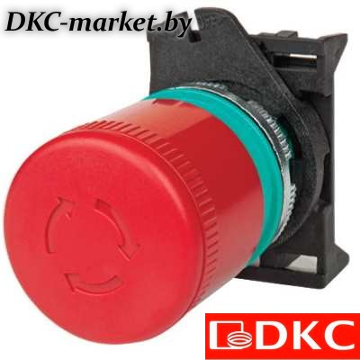 ABHT1C6S Кнопка аварийная грибовидная поворотная с индикацией д. 60