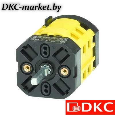 AS1204D Переключатель кулачковый четырехполюсный с креплен.на DIN-рейку на 12А