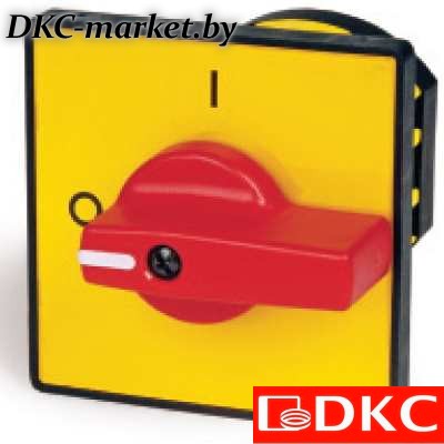 AZ0201-1 Желт.площадка и красн.ручка, 48х48, на винты