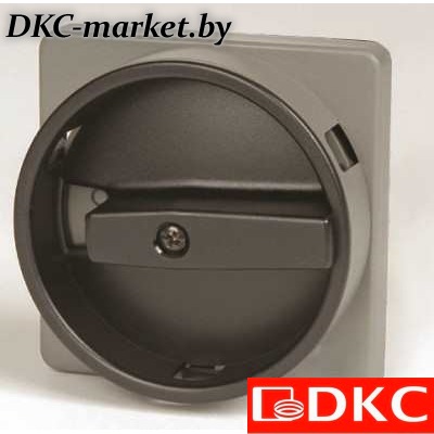 AZ6501 Серебряная площадка 67х67 - черная ручка B63 с замком 22мм для сер.АМ