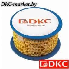 AZO3UUBY Колечко маркировочное U, 2.5-4мм. черное на желтом