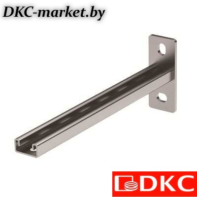 BBP2160INOX Консоль одиночная, 41х21 мм, осн.600, нержавеющая