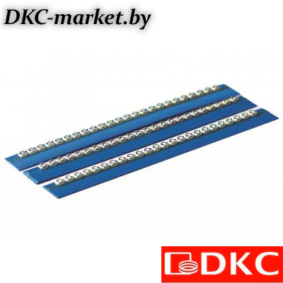 BL117M04BW Планка 2,3 с черными цифрами 4 на белом фоне