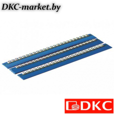 BL117M06BW Планка 2,3 с черными цифрами 6 на белом фоне