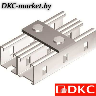 BMD1011HDZ Пластина соединительная, длина 90 мм, 2отв., горячеоцинкованная