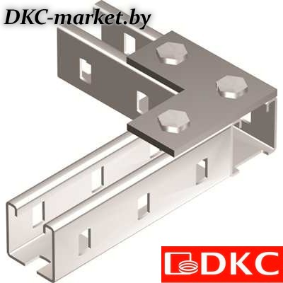 BMD1021HDZ Пластина соединительная L-обр., длина 90х90 мм, 3отв., горячеоцинкованная