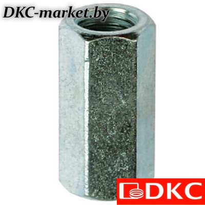 CM211240INOX Гайка соединительная М12х40, нержавеющая сталь