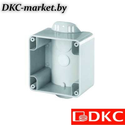 DIS137141 Коробка на столб. Монтаж сбоку