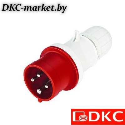 DIS2131637P Вилка кабельная с безвинтовыми клеммами IP44 16A 3P+E+N 400В