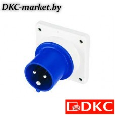 DIS2433293 Вилка панельная IP44 32A 2P+E 230В