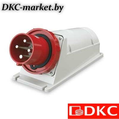 DIS245M6396 Вилка настенная IP67 63А 3P+E 400В