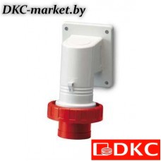 DIS2473296 Вилка панельная с наклоном IP67 32А 3P+E 400В