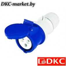DIS3131647P Розетка кабельная с безвинтовыми клеммами IP44 16A 3P+E+N 400В