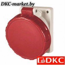 DIS41512566 Розетка панельная IP67 125A 3P+E 400В