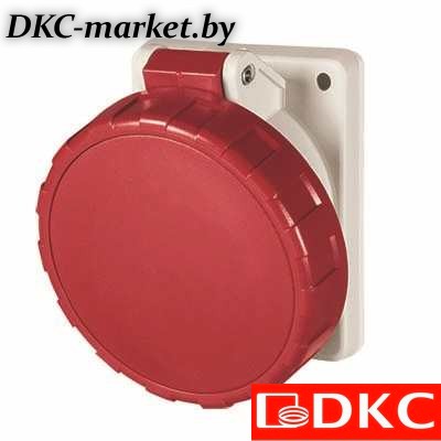 DIS41512566 Розетка панельная IP67 125A 3P+E 400В