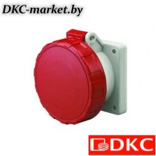 DIS4273266 Розетка панельная IP67 32A 3P+E 400В