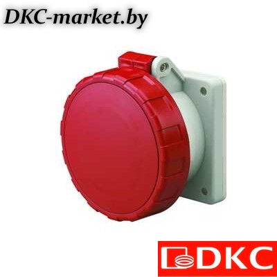 DIS4273266 Розетка панельная IP67 32A 3P+E 400В