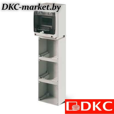 DIS5720313 Корпус на 6 модулей и 3 поста с основанием 136х125 мм.