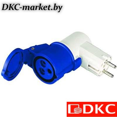 DIS610379 Переходник 16A(2P+E)250В>16A3P230В
