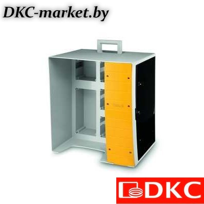 DIS6570035 MBOX3 Корпус на 39 модулей и 5 постов с основанием 136х125 мм.