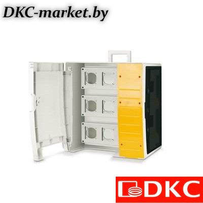 DIS6570038 MBOX3 Корпус на 39 модулей и 9 постов с основанием 70х87 мм.
