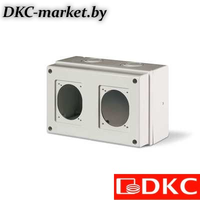 DIS6721301 Корпус на 2 поста с основанием 70х87 мм. Тип M150