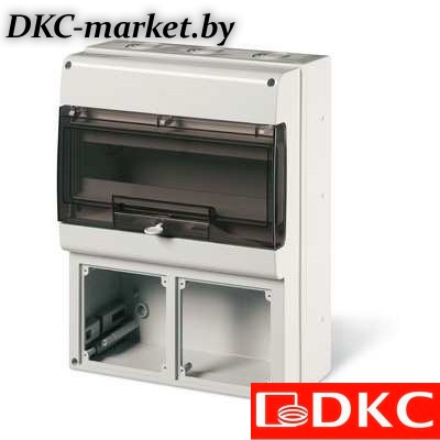 DIS6724216 Корпус на 16 модулей и 2 поста с основанием 136х125 мм.