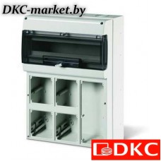 DIS6725522 Корпус на 24 модуля, 4 поста с основанием 136х125 мм и 1 пост с основанием 100х110 мм