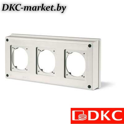 DIS6741300 Крышка 150х328х45 на 3 поста с основанием 70х87 мм.