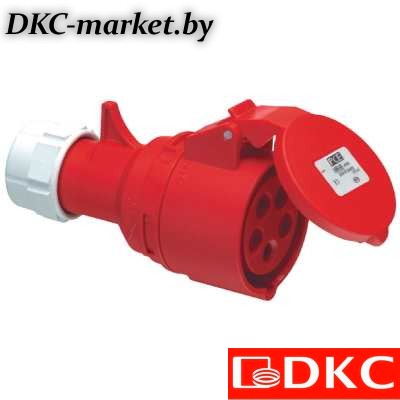 DISC040325 Розетка кабельная IP44 32A 3P+E+N 400V