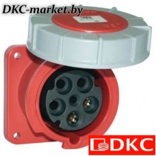 DISF040634 Розетка скрытой установки IP67 63A 3P+E 400V