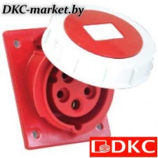 DISF440325 Розетка скрытой установки, с наклоном IP67 32A 3P+E+N 400V