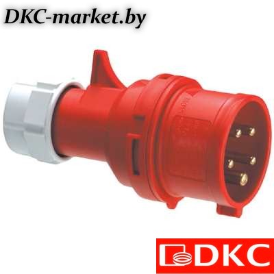 DISP020163 Вилка кабельная IP44 16A 2P+E 230V