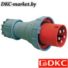 DISP041254 Вилка кабельная IP67 125A 3P+E 400V