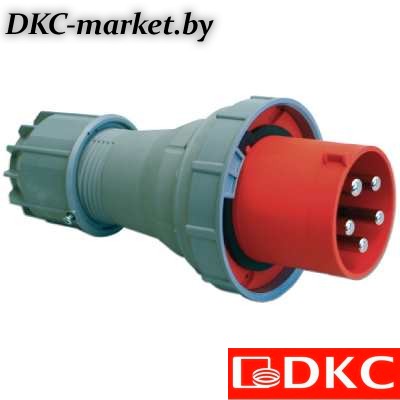 DISP041254 Вилка кабельная IP67 125A 3P+E 400V