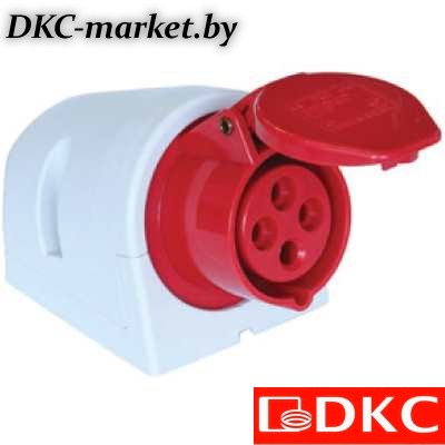 DISW040164 Розетка наружной установки IP44 16A 3P+E 400V