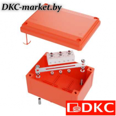 FSK20410 Коробка пластиковая FS с гладкими стенками и клеммникамиIP56,150х110х70мм,4р, 450V,32A,10мм.кв, нерж.контакт