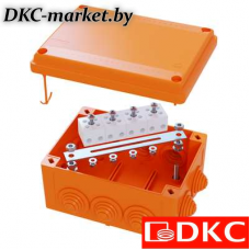 FSK41610 Коробка пластиковая FS с кабельными вводами иклеммникамиIP55,240x190x90мм,6р, 450V,32A,10мм.кв, нерж.контакт