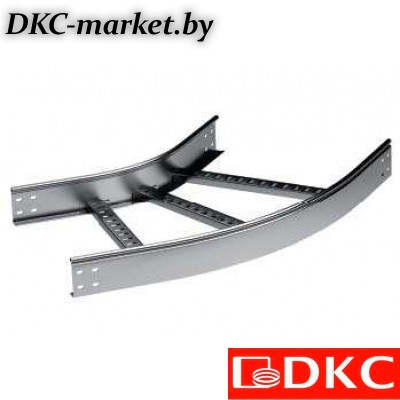 LC0566INOX Угол горизонтальный 45º 50x600 R-600, нержавеющий