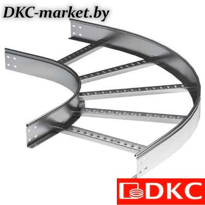 LC1620INOX Угол горизонтальный 90º 100x200 R-600, нержавеющий