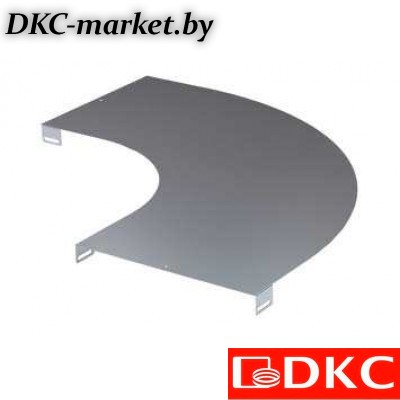 LK0023ZL Крышка на угол горизонтальный 90º, осн.200, R300, цинк-ламельная