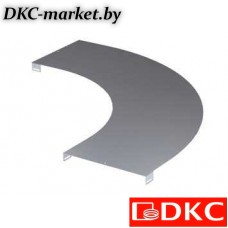 LK0056INOX Крышка на угол горизонтальный 90º, осн.500, R-600, нержавеющая