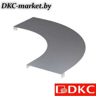 LK0056INOX Крышка на угол горизонтальный 90º, осн.500, R-600, нержавеющая