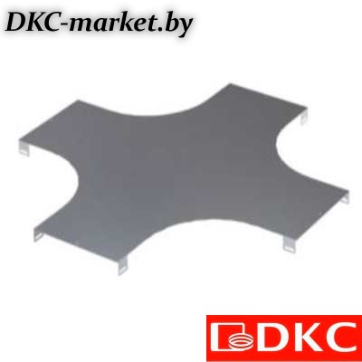LK4003INOX Крышка на X-ответвитель, осн.400, R-300мм, нержавеющая